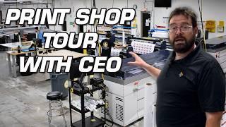 Wholesale Print Shop Tour - 21,400 SQFT Building!