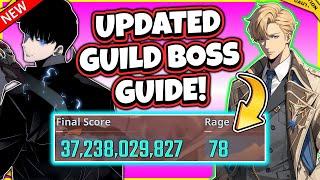 INSANE DAMAGE! SUPPORT JINWOO IS BACK! WIND GUILD BOSS GUIDE! [Solo Leveling: Arise]