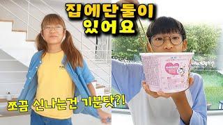 엄마 아빠 없이 집에 단둘이 있게 된다면?! (feat. 띠부씰 거래) 가족 일상 브이로그 vlog - 나다린TV