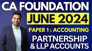 Introduction to Partnership - 1 | Ch 10 Unit 1 | CA Foundation Accounts June 2024 | CA Parag Gupta