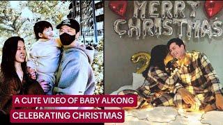 A CUTE VIDEO OF BABY ALKONG CELEBRATING CHRISTMAS WITH HIS PARENTS