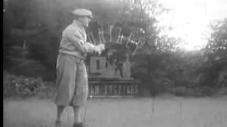 Plus-Fours on a Golf Course in 1934.  Archive film 93826