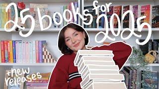 25 books I want to read in 2025🫶*2025 new book releases + my 2025 tbr* bookmas day 6