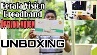 Kerala Vision Modem|Optilink Modem Unboxing|Overview|G TECH MAKER CREATION