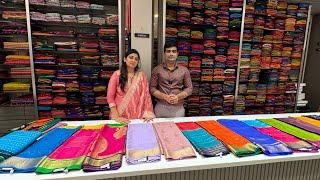 Biggest Showroom at Bangalore Hanumanthnagar | Exclusive Sarees | Wedding Lehenga | Partywear sarees