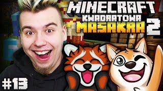 OGROMNY FINAŁ SERWERA! DRAMA? Minecraft Kwadratowa Masakra #13