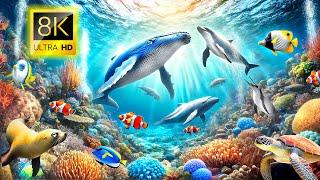 OCEANIC WONDERS: Mesmerizing Marine Animals 8K VIDEO ULTRA HD HDR / #8K #ANIMAL #OCEAN