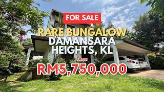 Huge 6,000 SQ. FT. Land Bungalow | Damansara Heights, KL | Gated&Guarde