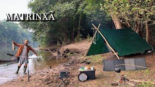 Acampamento com muita CHUVA e Varinha EMBORCANDO  voltando a rotina da CHUVARADA | @BLUETTIBRASIL