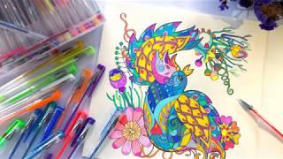 Coloring with Shuttle Art gel pens! How many kinds of colors do you need?