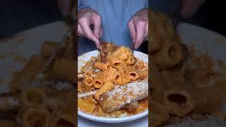 This Rigatoni alla Vodka with chicken cutlet will 100% change your life