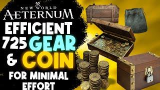 Do you know all these endgame farms? New World Aeternum 725 Gear & Coin loop