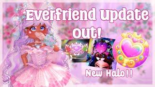 Everfriend update is out!! New Halo and Hairs! - Royale High