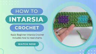 Intarsia Tutorial #1: Basic Intarsia Technique ~ Beginner Crochet Intarsia Tutorial ~ Easy To Follow