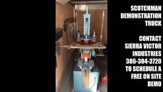 Scotchman Demonstration Truck - Contact Sierra Victor Industries for FREE Demo