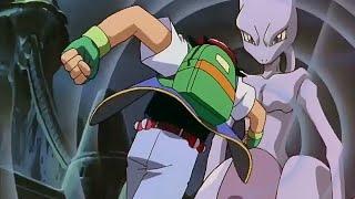 Ash punches Mewtwo