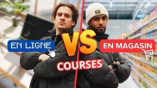 Courses en ligne VS au supermarché : qui sera le MOINS CHER et le plus RAPIDE  ? 