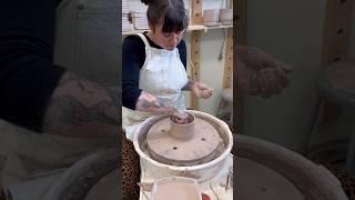 Don’t forget to dance a little while you work #pottery #ceramics #potterywheel #clay #mugs #art