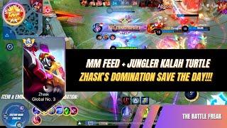 MM FEED + JUNGLER KALAH TURTLE, ZHASK'S DOMINATION SAVE THE DAY!!! #zhasktop1global #zhaskgameplay