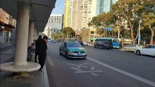 Walking around the Fenghuang South Road and Youngmi Plaza, Zhuhai China