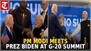 PM Modi meets US President Joe Biden during G-20 Summit in Rio de Janeiro, Brazil