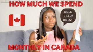 How Much We Spend Monthly Living In Calgary Alberta Canada 2023  | Family Of 2