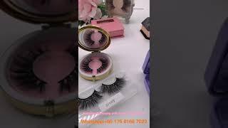 Custom lashes boxes vendors DIY Eyelashes Packaging boxes with Led light#short