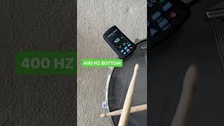 14x8 cranked fat snare drum tuning tutorial #tunebot #drums #drumtuning