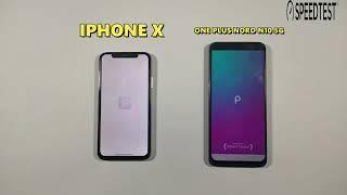 | Iphone X | Vs | OnePlus Nord N10 5g | Speed Test | Comparison | 2024 |