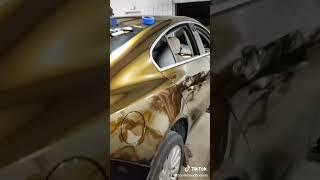 #CarWrap #MidnightGold #Buick #Car #Regal #Wrap #Metallic