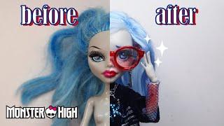 Giving GHOULIA YELPS an EXTREME MAKEOVER ‍️ MONSTER HIGH OOAK