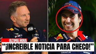 ULTIMA HORA: ¡LAS INCREÍBLES PALABRAS PARA CHECO PÉREZ EN LA F1!