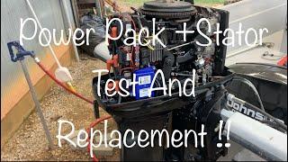 Skiff Rebuild Update [[Replacing and Testing Power Pack, Stator, and Coils]]