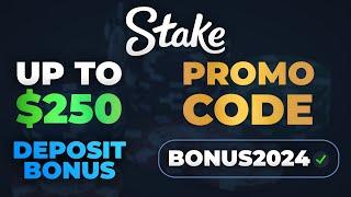 STAKE PROMO CODE $21 / UP TO $250 : "BONUS2024"