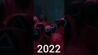 Evolution Of Squid Game 2000-2022 #shorts #evolution evolution