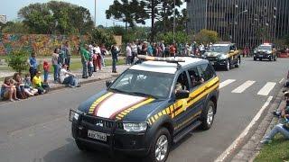 Viaturas da Polícia Rodoviária Federal - Desfile de 07 Setembro