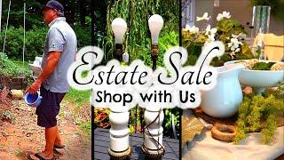 ESTATE SALE Shop with Us || Plus Décor Haul