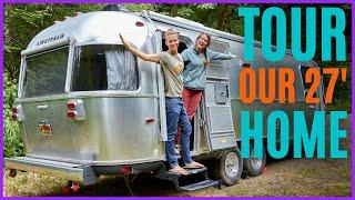 Airstream 27FB International Tour  Big Enough to Full Time? — Full Walk Through + Our Modifications