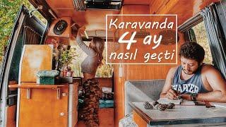 KARAVAN HAYATI | Karavanda geçen 4 ay | Yolcuların dikkatine | Vanlife #1