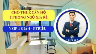 Cho thuê căn hộ 2 phòng ngủ Thuận An Bình Dương giá rẻ