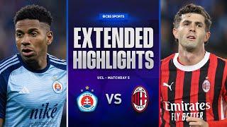 Slovan Bratislava vs. AC Milan: Extended Highlights | UCL League Phase MD 5 | CBS Sports Golazo