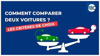 Comment comparer deux voitures ?