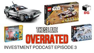 Two Extremely Overrated LEGO Investments & 2 Gems | LEGO Investing Podcast Episode 3 w/ KDX Bricks