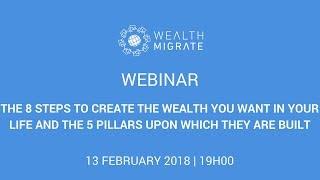 The 8 Steps to create the wealth you want in your life and the 5 pillars upon which they are built