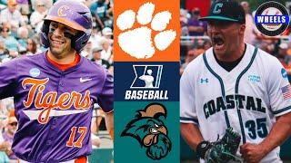 #6 Clemson vs Coastal Carolina | Regionals Winners Bracket | 2024 College Baseball Season