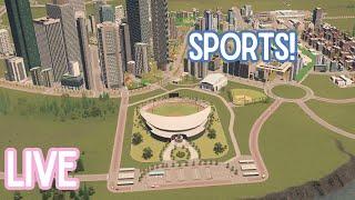 Adding a stadium in Cider River | Cities Skylines