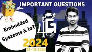 CS3691 Embedded Systems and IoT Important Questions in Tamil | 23rd December 2024