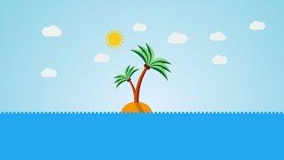 The Adobe Illustrator Flat Design Tutorial: Desert Island #1