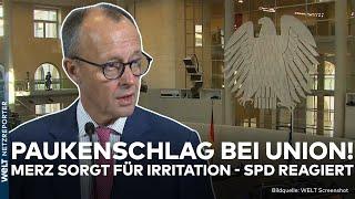 AMPEL-AUS: Paukenschlag! Jetzt also doch? Merz geht auf SPD zu und sorgt für Irritationen