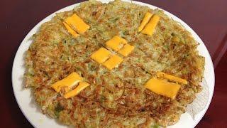 #204-1 green bean sprouts pancake - 숙주나물전